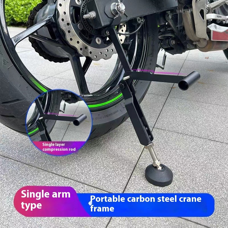 Motorcycle Front And Back Wheels Frame Repair And Maintenance